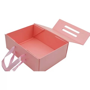 Customizable Luxury Folding Gift <b>Box</b> Magnetic <b>Foldable</b> Cardboard Ribbon UV Coating Embossing Foil Specifications Sponge Lining - Product Image 4