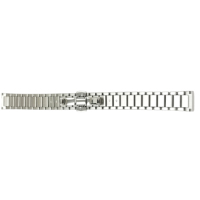 Bracelet de montre amovible en acier inoxydable 316L brillant, maillons métalliques solides, pour homme, style business décontracté