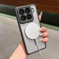 Nouvelle coque de protection magnétique transparente rigide de haute qualité anti-chute pour Xiaomi 17 Pro Max 14 15 pour Redmi Turbo 5 Max