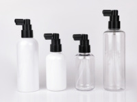 Botol bubuk farmasi kosmetik medis, penyemprot Oral medis 30ml plastik dengan nozel pompa untuk obat cair