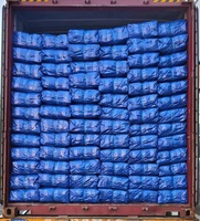 Bâche en plastique bleue imperméable en polyéthylène pour couverture extérieure, vente en gros d'usine à prix abordable