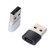 Convertidor OTG USB C Hembra a USB 2.0 Macho con Placa de Circuito, Carga Rápida PD, Venta al Por Mayor HX