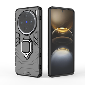 Funda de armadura magnética con soporte de anillo para VIVO X200/X200 Pro/X100S - Product Image 2