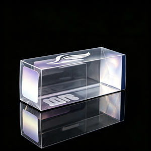 Boîte pliable en PVC personnalisée, blanche, en plastique, pour jouets, quincaillerie, papeterie, cadeaux, affichage médical, vente en gros, OEM, lot, Chine - Product Image 4
