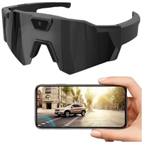 Lunettes de soleil intelligentes avec caméra, synchronisation mobile, prévisualisation en direct et partage social instantané, capture photo haute résolution 12MP