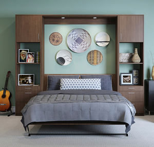 Custom moderno nascosto Murphy <span class=keywords><strong>letti</strong></span> a parete pieghevole doppia regina King Size con guardaroba Design <span class=keywords><strong>salvaspazio</strong></span> - Product Image 1