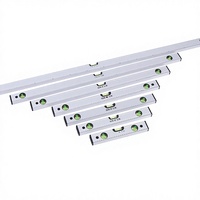Règle de nivellement magnétique robuste en alliage d'aluminium sur mesure, règle multi-tailles, instrument de nivellement avec sac en tissu Oxford, haute précision