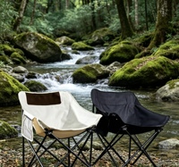 Chaise pliante d'extérieur VIVA, chaise de camping portable, chaise de pique-nique, chaise de pêche, chaise de plage, chaise de loisirs, mobilier d'extérieur en acier inoxydable