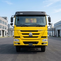 Camion benne minier d'occasion lourd 8x4 Diesel Euro 3 à 12 roues avec benne de chargement, benne malaxeur à béton et benne basculante