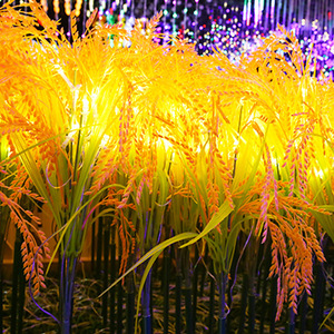 Realistic Wheat Ear Solar <strong>Lights</strong> Outdoor for Yard Garden Pathway Lawn <strong>Light</strong> Led Decoration <strong>Rice</strong> Ears - Product Image 2