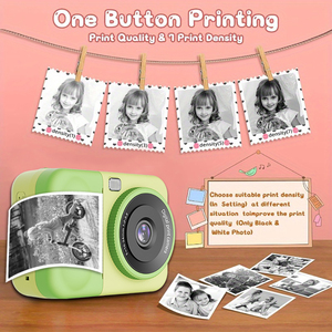 Cámara de Impresión Instantánea para Niños, 1080P, Doble Lente, Impresora Térmica para Selfies, Pantalla Abatible, Cámara de Fotos Digital, Regalo, OEM, Venta al Por Mayor - Product Image 1