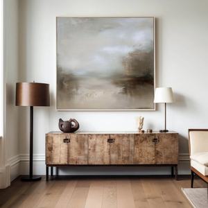 Cuadro Moderno y Sencillo de Naturaleza Muerta Abstracta, Arte de Pared Enmarcado, Decoración del Hogar, Sala de Estar, Pintura Acrílica Estética Grande Hecha a Mano sobre Lienzo - Product Image 5