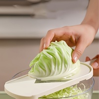 Trancheuse et râpe à légumes ultra-fine pour salade, chou, carotte - Gadget de cuisine multifonctionnel, hachoir à aliments pour la maison et la salle à manger