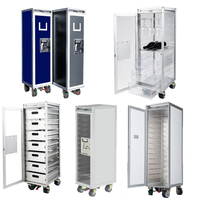 Atlas Airline Avion à bord d'un avion Service Half Size Catering Meal Food Trolley Cart