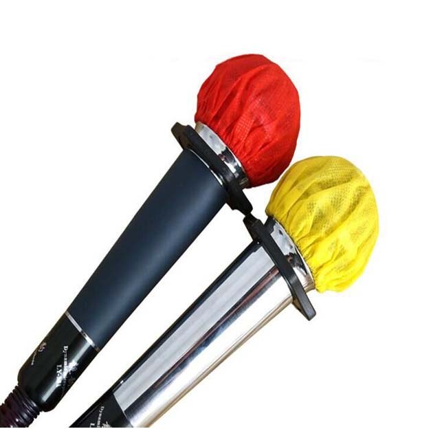High Quality Disposable PP Non-Woven Microphone Cover Environmentally Friendly Singing Head Microphone Beauty Personal Care
