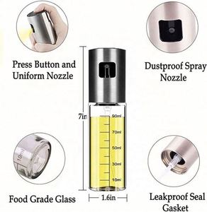 Hot Selling Stainless Steel 100ml Oil <b>Spray</b> Bottle for Cooking Camping & BBQ - Product Image 5