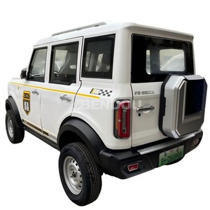 รถยนต์ไฟฟ้าขนาดเล็กสไตล์วินเทจเรโทร SUV 4 ประตู 4 ที่นั่ง ความเร็วต่ำ ขับเคลื่อน 4 ล้อ แบตเตอรี่ลิเธียม เหมาะสำหรับครอบครัวและผู้ใหญ่สำหรับการเดินทาง - Product Image 3