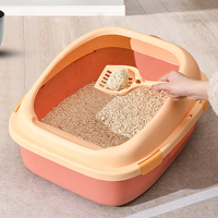 Toilette de nettoyage pour animaux de compagnie PP Matériel Litière pour chat Accessoire