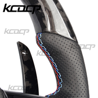 Volant en fibre de carbone forgé pour BMW M2 M3 M4 M5 M6 F10 F18 F11 F12 F30 F91 F92 F48 F49 F25 F26 F15 F16 F85 X1 X3 X4 X5 X6