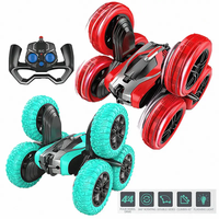 Voiture télécommandée RC 2,4 GHz 4 canaux avec bras torsadé à six roues et rotation à 360 degrés pour adultes et enfants, utilisation intérieure/extérieure