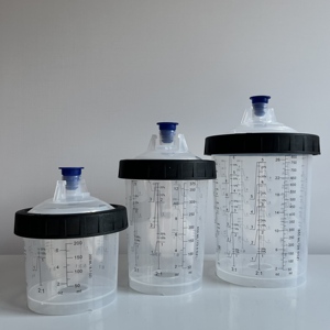 ถ้วยผสมสีพลาสติกแบบประหยัด ขนาด 400 มล. 650 มล. ระบบถ้วยสี <span class=keywords><strong>TPS</strong></span> 1.0 ถ้วยพ่นสี PPS - Product Image 3