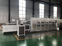 Ligne de production de machines de découpe et d'impression flexographique à grande vitesse pour cartons ondulés
