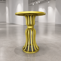 Table à manger en bois massif personnalisable, table de bar durable, mobilier de mariage, mobilier commercial pour hôtel, mobilier de salon