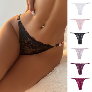 Slip Donna a Vita Bassa con Pizzo Ricamato - <span class=keywords><strong>LOVE</strong></span> - Perizoma <span class=keywords><strong>Sexy</strong></span> Modellante Traspirante Senza Cuciture - Product Image 2