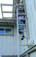 Échelle d'évacuation en aluminium DX-7010, échelle de sauvetage, échelle pliante d'urgence en corde