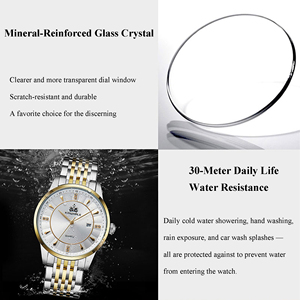 Reloj de Cuarzo Elegante para Hombre, Deportivo, Resistente al Agua, con Correa de Acero Inoxidable, Análogo, Venta al Por Mayor <span class=keywords><strong>1923</strong></span> - Product Image 5