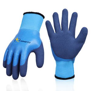 قفازات شتوية للسلامة من XINGYU الأكثر مبيعاً قفازات شتوية مقاومة للماء مقاومة للبرد في الشتاء قفازات عمل من اللاتكس - Product Image 1