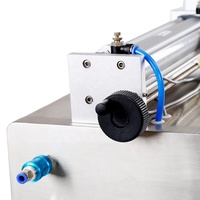 Machine de remplissage semi-automatique à piston pour confiture, sauce salade, crème, sauce aux haricots, pâte, tomate, miel, beurre de cacahuète, ketchup