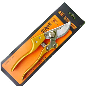 Tijeras de podar para viñas de montaña de 20-30 mm, herramienta de jardín bypass para cortar ramas de árboles frutales, acero aleado amarillo, fabricado en Taiwán - Product Image 3