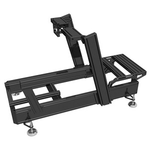 Simulateur de course automobile PX 1 en aluminium, entièrement réglable et personnalisé, pour une expérience de course complète, compatible SC et Rally, pour jeux de course automobile - Product Image 3