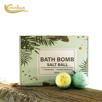 Bombe de bain végane à marque privée avec huile essentielle de rose, bombes effervescentes pour adultes avec fleurs séchées, Playfizz magique à bulles