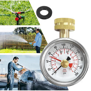 게이지에 대한 AKS 가정용 수압-실내/실외 정원 호스 관개 시스템용 스테인리스 스틸 0-200 PSI 3/4 "나사 - Product Image 4