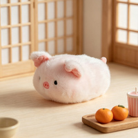 Tapis de souris personnalisables en peluche anti-stress, modèles de petits animaux (raton laveur, pingouin), vente en gros directe