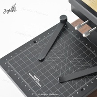 Mini Máquina Manual de Grabado en Relieve para Etiquetas de Cuero, Máquina de Estampado en Caliente