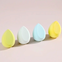 Offre Spéciale : Lot de 4 Éponges de Maquillage Professionnelles Sans Latex, Véganes, à Marque Blanche, avec Support, en Gros
