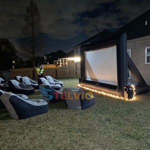 Schermo Gonfiabile da Esterno da 16 Piedi per Proiettore, Schermo Gonfiabile per TV e <span class=keywords><strong>Film</strong></span> con Ventilatore, Schermo Portatile per Home Theater - Product Image 3