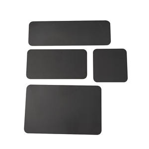 Plaques <span class=keywords><strong>de</strong></span> cartes <span class=keywords><strong>de</strong></span> <span class=keywords><strong>visite</strong></span> professionnelles en aluminium anodisé sablé noir mat <span class=keywords><strong>de</strong></span> haute qualité, épaisses 0,5, 0,8, 1,0 mm, à bords arrondis, usinées par CNC - Product Image 4