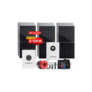 Kit de Sistema Solar de 5000W para el Hogar, Kit de Panel Solar de 3000W 4000W con Controlador MPPT, Batería e Inversor, Fácil Instalación - Product Image 1