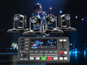 2026 Tenveo Dernier mélangeur AV PC500, contrôleur de caméra et commutateur avec ports vidéo NDI HDMI 3G-SDI pour diffusion en temps réel et caméra 4K - Product Image 5