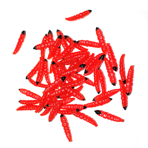 Señuelos de Pesca Biónicos de Alta Calidad, 2.5cm/0.4g, 10 Piezas, Señuelos Suaves Tipo <span class=keywords><strong>Gusano</strong></span>, Señuelos de Pesca Suaves Tipo <span class=keywords><strong>Gusano</strong></span> de Pan - Product Image 1