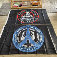 Drapeaux personnalisés pour fabricants, drapeaux de sport en polyester par sublimation, double face, 3x5 pieds, tous pays