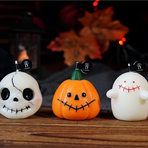 Venta al por mayor lindo fantasma de calabaza en forma de velas perfumadas creativas novedad FIESTA DE Halloween regalo decoración del hogar velas perfumadas hechas a mano - Product Image 6