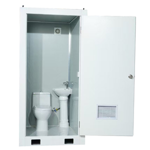 Baños Prefabricados Móviles Modernos para Obras de Construcción, Baños de Bajo Costo, Edificios Prefabricados para Exteriores, Paneles de Acero, Portátiles, Hechos en China - Product Image 2