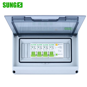 IP65 PV không thấm nước MCB 3P + RCD 1P Bộ Ngắt Mạch 3Way màu xanh lá cây HT-8 AC hộp phân phối thiết bị chuyển mạch Loại sản phẩm - Product Image 1