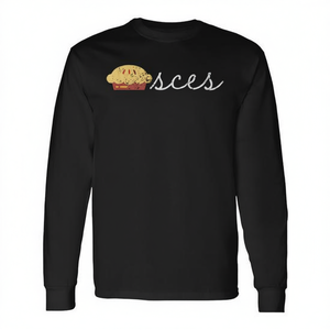 T-shirt a maniche lunghe con tema zodiacale Pesci, umoristica, per compleanno - Product Image 2