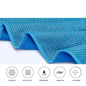 Serviette de glace de sport portable à séchage rapide en polyester microfibre personnalisée